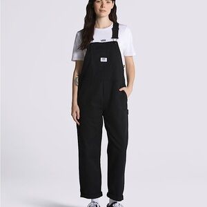 Vans Women's Black Groundwork Overalls